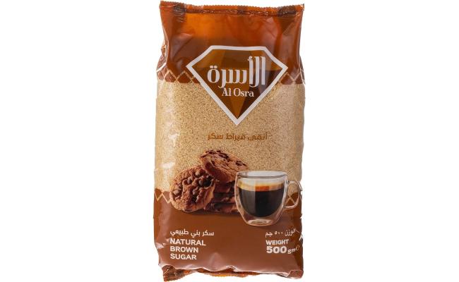 Al Osra Natural Brown Sugar, 500 gm
